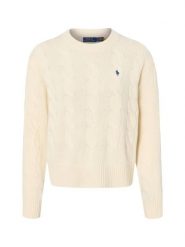 Polo Ralph Lauren sweter z dzianiny z zawartością kaszmiru Kobiety Kaszmir biały, L. Białe swetry damskie Polo Ralph Lauren, l, bez wzorów, z dzianiny, bez kołnierzyka, bez ramiączek, bez kaptura. Za 1,199.95 zł.