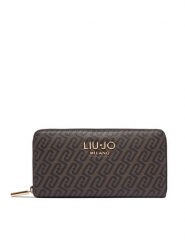 Liu Jo Portfel AF6170 E1137 Brązowy. Brązowe portfele damskie Liu Jo, bez wzorów, ze skóry. Za 249.99 zł.