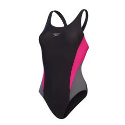 Damski kostium kąpielowy 1-częściowy Speedo Eco Colourblock 2.0. Czarne kostiumy jednoczęściowe damskie Speedo, m, bez wzorów, z materiału, eleganckie, na fitness i siłownię. Za 228.50 zł.