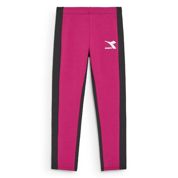 Legginsy dziewczęce DIADORA JG.LEGGINGS GLEE. Czerwone legginsy dla dziewczynek Diadora, bez wzorów, z bawełny. Za 39.99 zł.