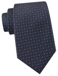 Krawat Męski - Angelo di Monti - Granatowy w Groszek. Niebieskie krawaty i muchy Angelo di Monti, bez wzorów, z tkaniny, eleganckie. Za 45.00 zł.