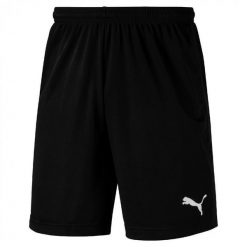 Spodnie treningowe męskie Puma Liga Training Shorts Core. Białe spodnie sportowe męskie Puma, na lato, m, bez wzorów, z materiału, na fitness i siłownię. Za 72.20 zł.