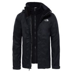 Kurtka turystyczna męska The North Face M Evolve II Triclimate. Czarne kurtki sportowe męskie The North Face, m, bez wzorów, trekkingowe. Za 816.99 zł.