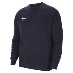 Bluza sportowa męska Nike Crew Fleece Park 20. Białe bluzy męskie Nike, na lato, l, bez wzorów, z bawełny, bez kaptura. Za 199.99 zł.