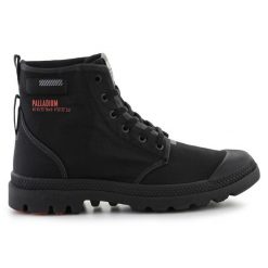 Buty Palladium Pampa Lite+ Hi 79102-008 czarne. Czarne obuwie sportowe damskie bez wzorów, z gumy. Za 640.44 zł.