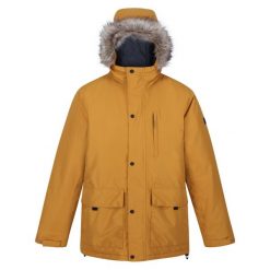Salinger IV Regatta męska turystyczna kurtka parka zimowa. Brązowe kurtki męskie Regatta, na zimę, m, bez wzorów, eleganckie, z kapturem. W wyprzedaży za 229.99 zł.