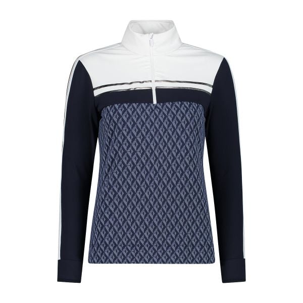 Polar softech z golfem dla kobiet CMP. Czarne bluzy sportowe damskie CMP, l, bez wzorów, z polaru, bez kaptura, na golfa. Za 326.55 zł.