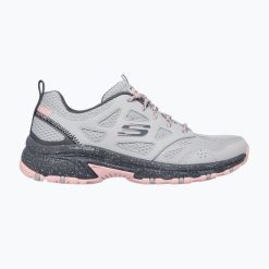 Buty damskie SKECHERS Hillcrest Pure Escapade. Szare obuwie sportowe damskie Skechers, trekkingowe. Za 229.99 zł.