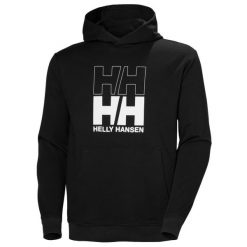 Bluza Helly Hansen Core Graphic. Czarne bluzy męskie Helly Hansen, m, bez wzorów, bez kaptura. Za 368.00 zł.