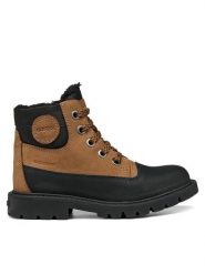 Geox Trapery J Shaylax Boy Wpf J66HDB 032FU CS69B M Brązowy. Brązowe buty zimowe chłopięce Geox, bez wzorów, z nubiku, bez zapięcia. Za 359.99 zł.