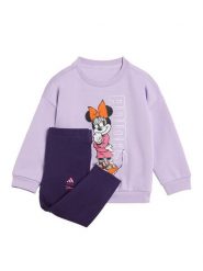Adidas Komplet bluza i legginsy Disney Minnie Mouse JL9173 Fioletowy Regular Fit. Fioletowe bluzy dla dziewczynek Adidas, bez wzorów, z bawełny, bez ramiączek, bez kaptura. Za 199.99 zł.