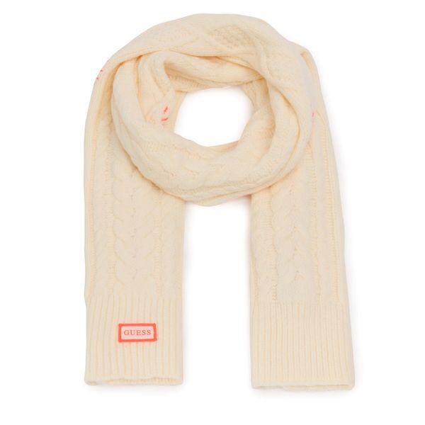 Szalik Guess. Brązowe szaliki i chusty damskie Guess, z aplikacjami. Za 229.99 zł.