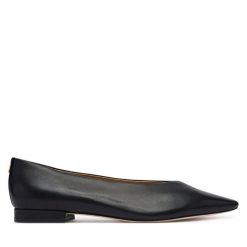 Baleriny LAUREN RALPH LAUREN. Czarne baleriny damskie Lauren Ralph Lauren, bez wzorów, bez obcasa. Za 769.99 zł.