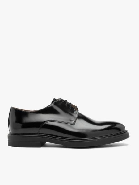 Czarne lakierowane półbuty. Czarne eleganckie półbuty Ryłko, z lakierowanej skóry, eleganckie, bez zapięcia. Za 479.99 zł.
