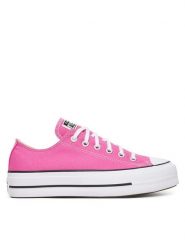 Converse Trampki Chuck Taylor All Star Lift Platform A16104C Różowy. Czerwone trampki i tenisówki damskie Converse, bez wzorów, z materiału, retro, bez zapięcia. Za 399.99 zł.