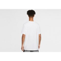 Koszulka męska nike air jordan 'air' dri-fit tee white. Białe koszulki sportowe męskie Nike, m, bez wzorów, bez kołnierzyka, bez ramiączek, do biegania, dri-fit (nike). Za 149.00 zł.