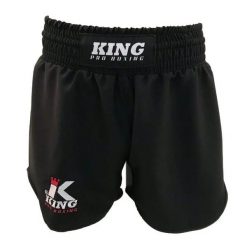Spodenki do boksu tajskiego King Pro Boxing Stormking Basic. Czarne krótkie spodenki sportowe męskie KING PRO BOXING, m, bez wzorów, na fitness i siłownię. Za 239.50 zł.