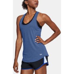 Under Armour Koszulka damska THREADBORNE STREAKER TANK granatowa r. XS (1271522-574). Bluzki damskie marki Under Armour. Za 83.00 zł.