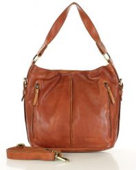 Shopper bag MARCO MAZZINI brąz camel vs117b. Brązowe torebki shopper damskie bez wzorów, ze skóry, eleganckie, bez dodatków. Za 598.49 zł.