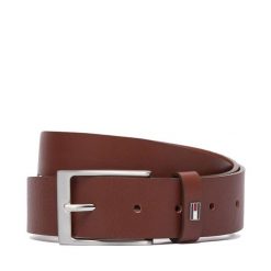 Pasek Tommy Hilfiger. Brązowe paski damskie Tommy Hilfiger, bez wzorów. Za 249.99 zł.