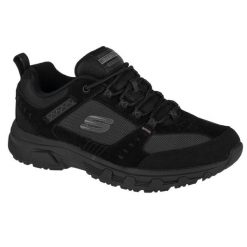 Buty trekkingowe męskie, Skechers Oak Canyon. Czarne trekkingi męskie Skechers, przed kostkę, trekkingowe. Za 390.00 zł.