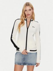 Guess Bluza V5GQ01 Z3D60 Beżowy Regular Fit. Brązowe bluzy damskie Guess, s, z aplikacjami, z wiskozy, bez kaptura. Za 299.99 zł.