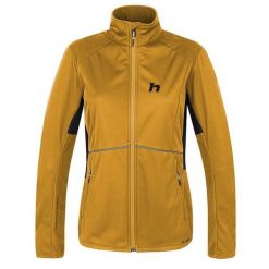 Kurtka softshell damska Hannah Alison. Czarne kurtki damskie Hannah, bez wzorów, z softshellu, bez kaptura, trekkingowe. Za 559.30 zł.
