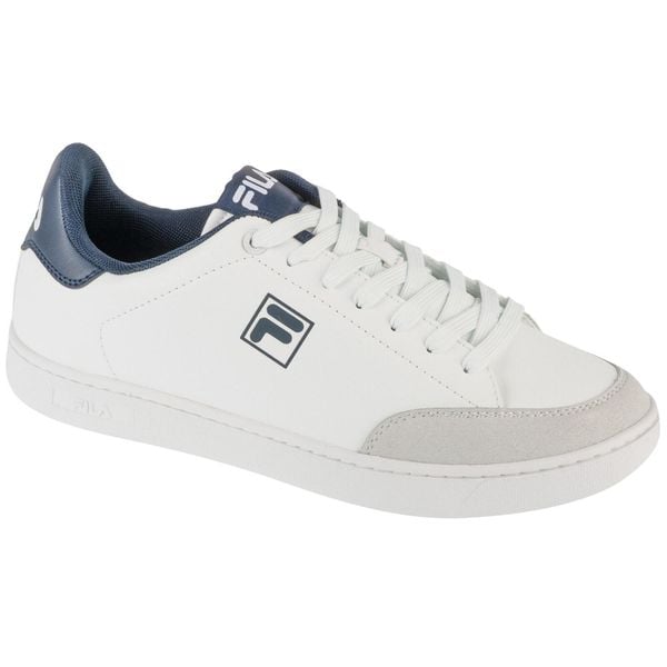 Buty sportowe Sneakersy męskie, Courtbay. Białe buty sportowe męskie Fila, z gumy, bez zapięcia, trekkingowe. Za 189.99 zł.