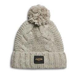 Damska czapka z dzianiny Superdry. Brązowe czapki i kapelusze damskie Superdry., na zimę, bez wzorów, z dzianiny. Za 121.00 zł.