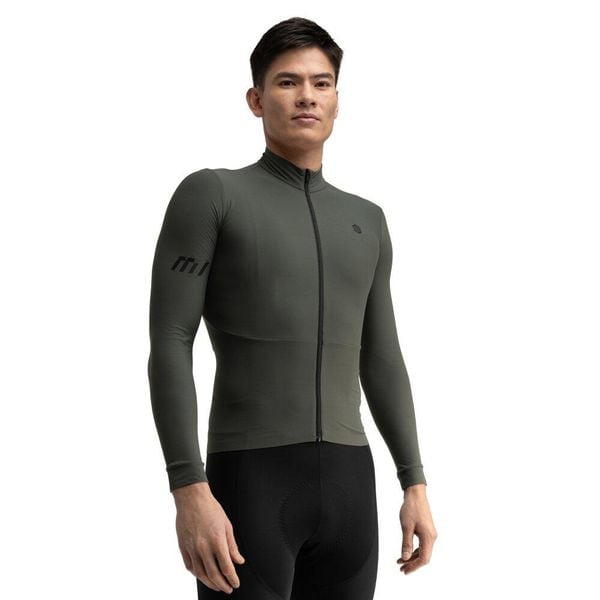 Męska termoaktywna koszulka rowerowa z długim rękawem Kolarstwo Siroko M7 Spi. Szare bluzy męskie SIROKO, na jesień, m, bez wzorów, z materiału, bez kaptura. Za 380.00 zł.