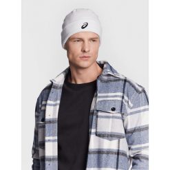 Czapka Asics. Szare czapki i kapelusze męskie Asics, na zimę, bez wzorów. Za 119.00 zł.