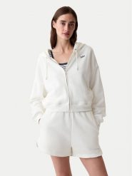 Gap Bluza 883566-09 Biały Regular Fit. Białe bluzy damskie GAP, xl, bez wzorów, z bawełny, bez kaptura. Za 179.99 zł.