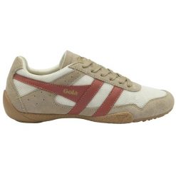 Damskie zamszowe buty sportowe Gola Cascade. Białe obuwie sportowe damskie Gola, bez wzorów, z zamszu. Za 432.50 zł.
