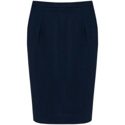 Damska prosta spódnica Kariban Premium. Niebieskie spódnice damskie KARIBAN, bez wzorów, eleganckie, proste. W wyprzedaży za 269.50 zł.