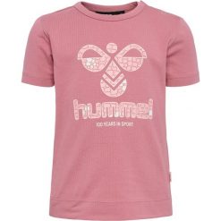 T-shirt dla dziewczynki Hummel Talya. Czerwone t-shirty i topy dla dziewczynek Hummel, bez wzorów, bez ramiączek. Za 139.00 zł.