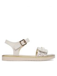 MICHAEL Michael Kors Sandały Brandy Kieran MK04170256 Biały. Białe sandały dziewczęce MICHAEL Michael Kors, ze skóry, bez zapięcia. Za 379.99 zł.