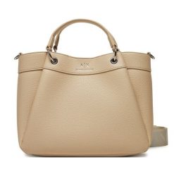 Torebka Armani Exchange. Brązowe torebki do ręki damskie Armani Exchange, bez wzorów, klasyczne, bez dodatków. Za 539.99 zł.