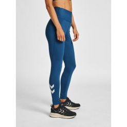 Damskie wysokie legginsy Hummel MT Grace. Niebieskie legginsy damskie Hummel, xs, bez wzorów, z materiału. W wyprzedaży za 226.50 zł.