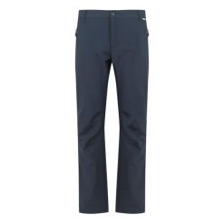 Męskie Spodnie Trekkingowe Softshell Geo II. Niebieskie spodnie sportowe męskie Regatta, na lato, m, bez wzorów, z softshellu, trekkingowe. Za 204.99 zł.