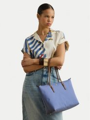 LAUREN RALPH LAUREN Torebka 431916737047 Niebieski. Niebieskie torebki do ręki damskie Lauren Ralph Lauren, bez wzorów, z materiału, bez dodatków. Za 474.99 zł.