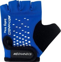 Mechanics Rękawiczki rowerowe dla dzieci Mechanics Kitty niebieskie 8. Niebieskie rękawiczki dziecięce Mechanics, bez wzorów. Za 27.83 zł.