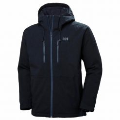 Kurtka narciarska Helly Hansen Juniper 3.0. Niebieskie kurtki snowboardowe męskie Helly Hansen, m, bez wzorów, bez kaptura, narciarskie. Za 1,157.00 zł.