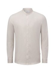 Lindbergh koszula casual Mężczyźni Comfort Fit Bawełna beżowy, XXL. Brązowe koszule męskie Lindbergh, m, bez wzorów, z bawełny, casualowe, bez kołnierzyka, bez ramiączek. Za 249.95 zł.