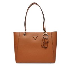 Torebka Guess. Brązowe torebki do ręki damskie Guess, z aplikacjami, klasyczne, bez dodatków. Za 469.99 zł.