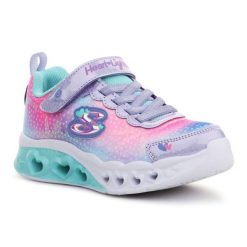 Buty Skechers S Lights Flutter Heart Lights 302315-LVMT różowe. Czerwone buty sportowe dziewczęce bez wzorów, z gumy, bez zapięcia, trekkingowe. Za 374.47 zł.