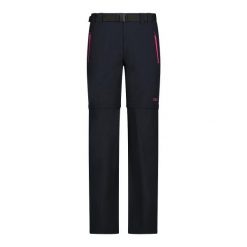 Spodnie damskie turystyczne CMP 3T51446. Czarne spodnie sportowe damskie CMP, l, bez wzorów, trekkingowe. Za 266.00 zł.