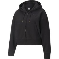Bluza dresowa damska Puma HER. Czarne bluzy damskie Puma, l, bez wzorów, z dresówki, bez kaptura. W wyprzedaży za 258.65 zł.