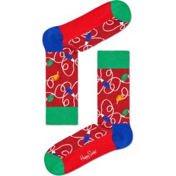 Happy Socks - Skarpetki Lamp. Czerwone skarpety damskie Happy Socks. W wyprzedaży za 29.90 zł.