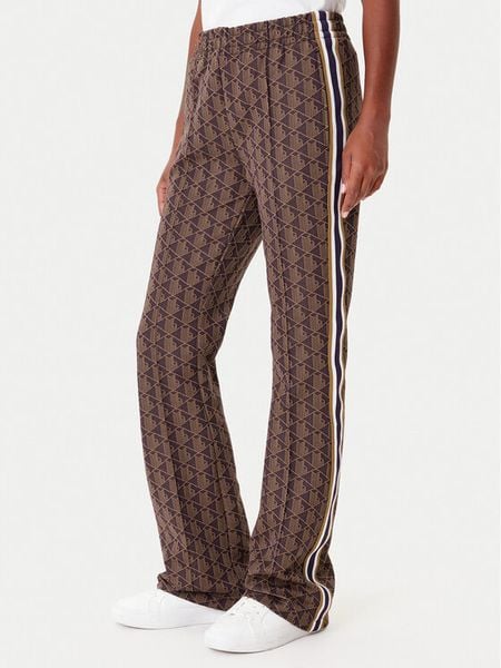 Lacoste Spodnie dresowe XF9313 Brązowy Regular Fit. Brązowe spodnie dresowe damskie Lacoste, bez wzorów, z bawełny. Za 529.99 zł.