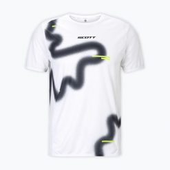 Koszulka do biegania męska SCOTT RC Run. Białe koszulki sportowe męskie Scott, l, bez wzorów, z materiału, bez kołnierzyka, bez ramiączek, do biegania. Za 299.99 zł.